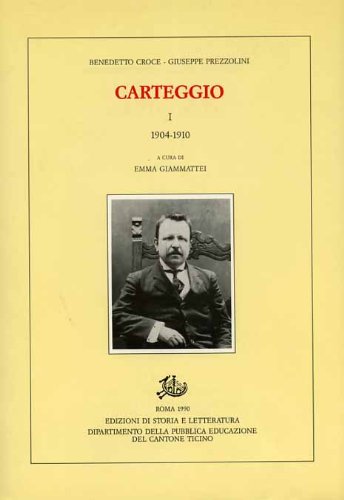 9788884983947: Carteggio (1904-1945)