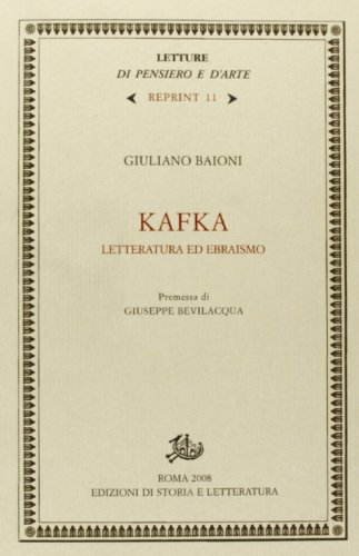 9788884984777: Kafka. Letteratura ed ebraismo