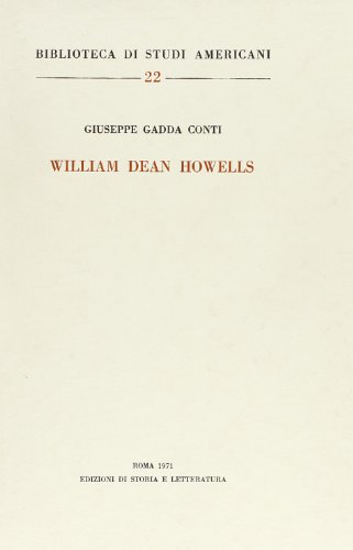 9788884985491: W. D. Howells (Biblioteca di studi americani)