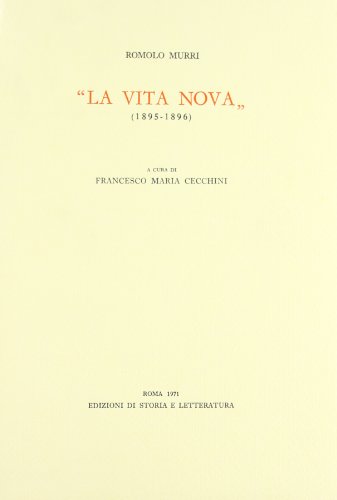 9788884985965: La Vita Nova