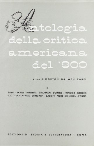 9788884986900: Antologia della critica americana del Novecento (Vol. 1)