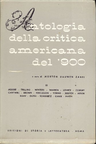 9788884986924: Antologia della critica americana del Novecento vol. 3