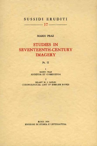 9788884989314: Studies in seventeenth-century imagery (Vol. 2)