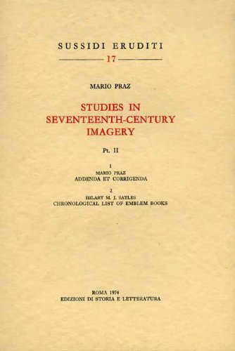 Studies in seventeenth-century imagery vol. 2 (9788884989314) by Unknown Author