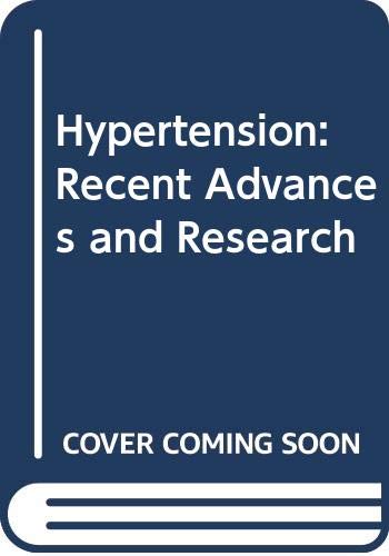 9788885037380: Hypertension. Recent advances and research