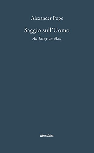 Beispielbild fr Saggio sull'uomo (Oche del Campidoglio) zum Verkauf von medimops