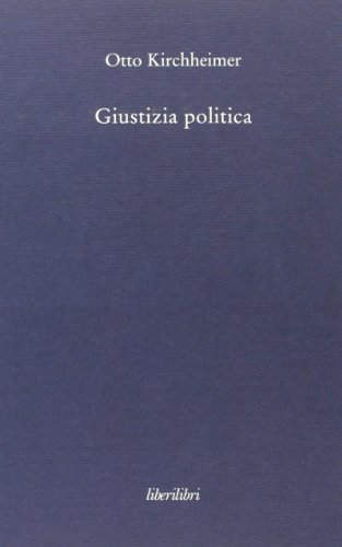 Stock image for Giustizia politica for sale by Revaluation Books