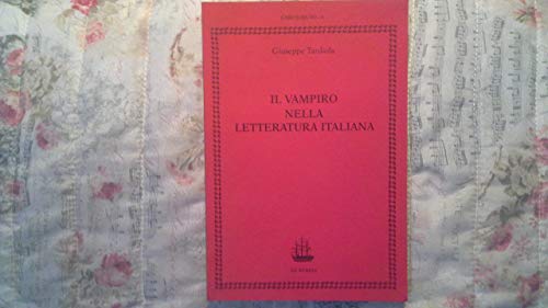 9788885252066: Il vampiro nella letteratura italiana