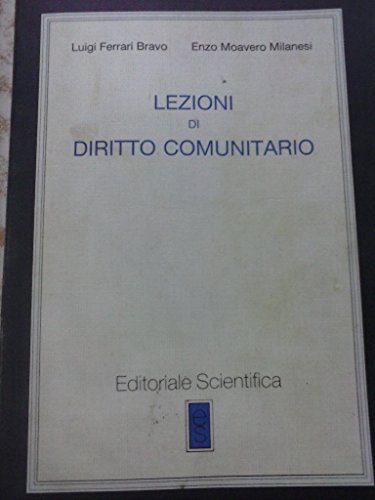 Beispielbild fr LEZIONI DI DIRITTO COMUNITARIO ( UNICO ) zum Verkauf von Librightbooks