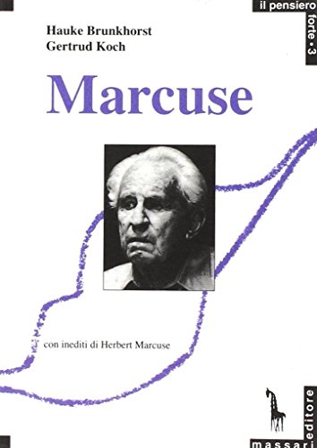 Beispielbild fr Marcuse zum Verkauf von libreriauniversitaria.it