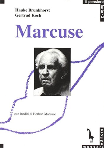 Imagen de archivo de Marcuse a la venta por libreriauniversitaria.it