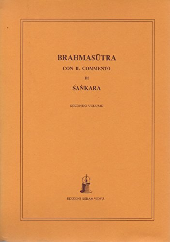 9788885405486: Brahmasutra con il commento di Sankara
