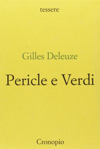 9788885414228: Pericle e Verdi