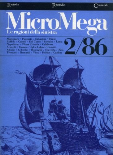 Stock image for Micromega 2/1986 for sale by Apeiron Book Service
