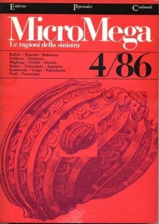Stock image for Micromega 4/1986 for sale by Apeiron Book Service