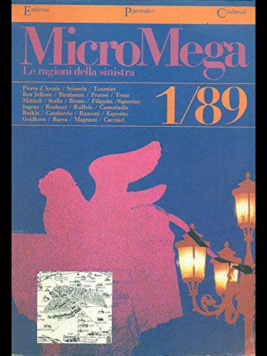 Beispielbild fr Micromega 1/1989 zum Verkauf von Apeiron Book Service