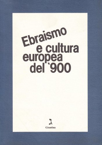 9788885943148: Ebraismo e cultura europea del '900