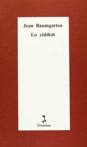 9788885943681: Lo yiddish (Schulim Vogelmann)