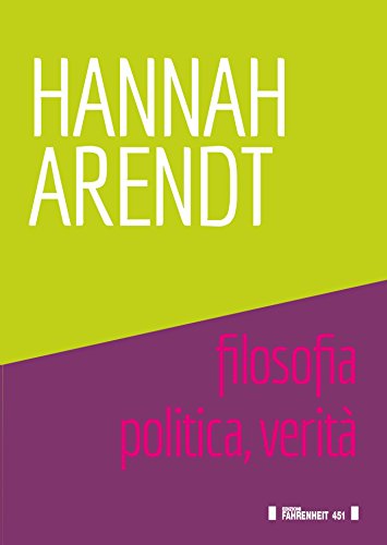 Imagen de archivo de HANNAH ARENDT - HANNAH ARENDT a la venta por libreriauniversitaria.it