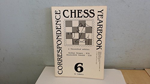 Imagen de archivo de Correspondence Chess Yearbook 06 (No. 6) a la venta por ThriftBooks-Dallas