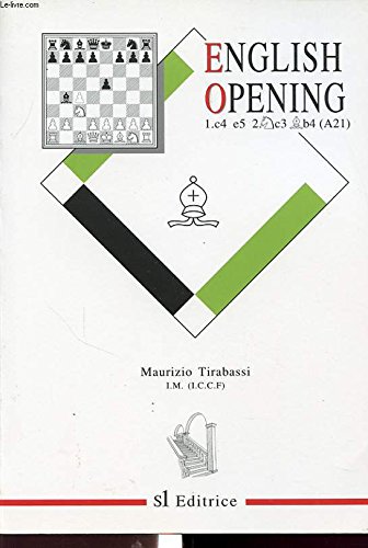 Beispielbild fr English Opening. 1. c4 e5 2. (Springer)c3 (Lufer)b4 (A21). zum Verkauf von Bojara & Bojara-Kellinghaus OHG