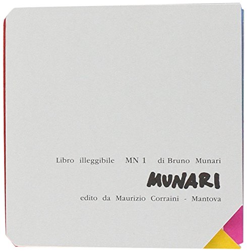 9788886250153: BRUNO MUNARI - LIBRO ILLEGGIBILE 'MN 1' (Opera Munari)