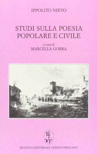 9788886338011: Studi sulla poesia popolare e civile massimamente in Italia