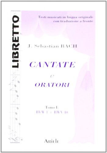 Stock image for Cantate e oratori. Ediz. italiana e tedesca for sale by libreriauniversitaria.it