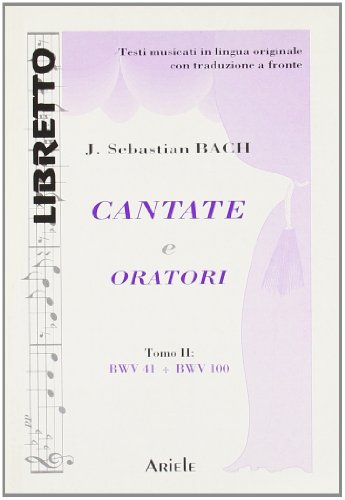 Stock image for Cantate e oratori. Ediz. italiana e tedesca for sale by libreriauniversitaria.it