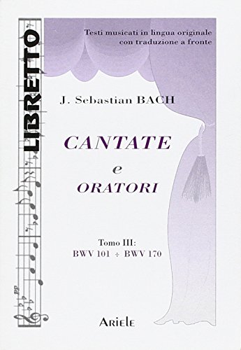Stock image for Cantate e oratori for sale by FIRENZELIBRI SRL