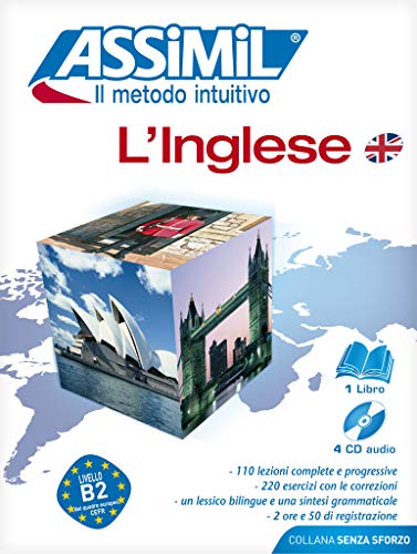 9788886968447: L'inglese. Con 4 CD Audio (Senza sforzo)