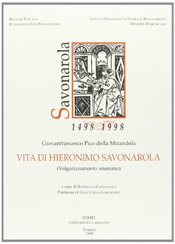 Beispielbild fr Vita di Hieronimo Savonarola zum Verkauf von libreriauniversitaria.it