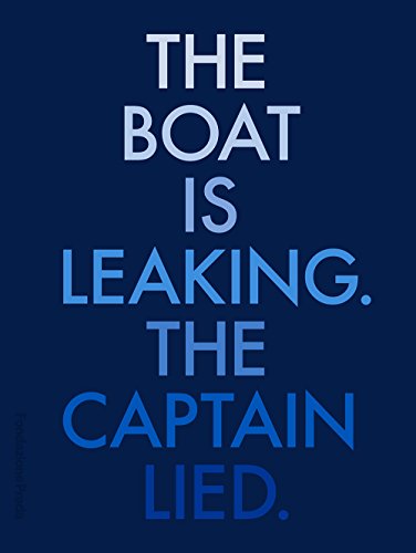 9788887029697: The Boat is Leaking. The Captain Lied. (English) + L'ora di Kong Cronaca della correlazione (Italian) (2 volmenes)