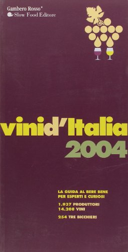 9788887180558: Vini d'Italia 2004