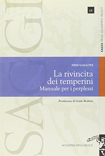 9788887803211: La rivincita dei temperini. Manuale per i perplessi (Saggi)