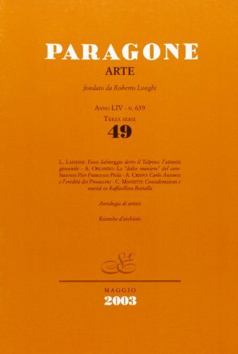 9788887815313: Paragone arte (Vol. 49)