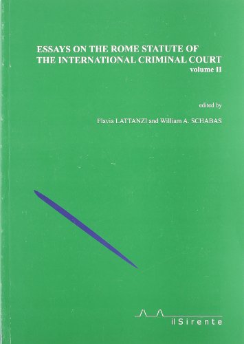 9788887847024: Essays on the Rome statute of the international criminal court (Vol. 2)