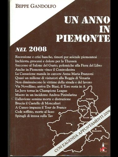 9788887954074: In anno in Piemonte nel 2008