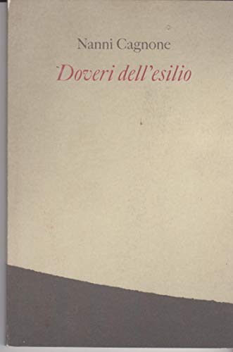 Stock image for Doveri Dell'esilio for sale by austin books and more
