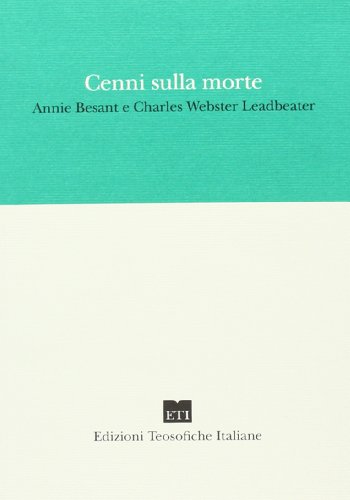 Beispielbild fr Cenni sulla morte zum Verkauf von libreriauniversitaria.it