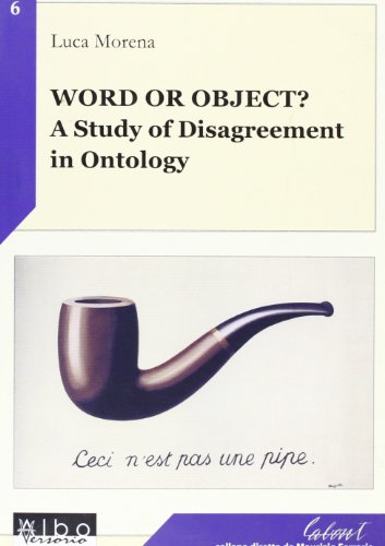 Word or object? A study of disagreement in ontology (9788889130308) by Unknown Author