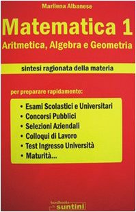 Beispielbild fr Matematica vol. 1 - Aritmetica, algebra e geometria zum Verkauf von libreriauniversitaria.it