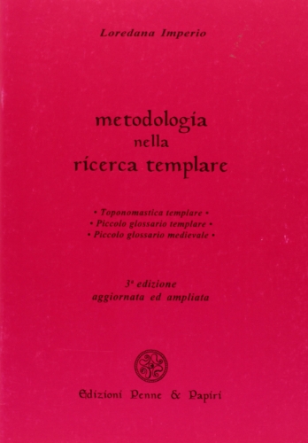 Stock image for Metodologia nella ricerca templare for sale by libreriauniversitaria.it