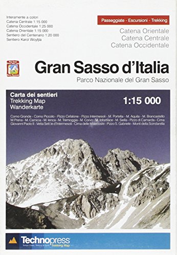 Stock image for Gran Sasso d'Italia. Carta dei sentieri 1:15.000 for sale by medimops