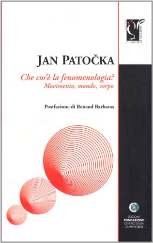 9788889746103: Che cos' la fenomenologia. Movimento, mondo, corpo (Il gallo di Asclepio)