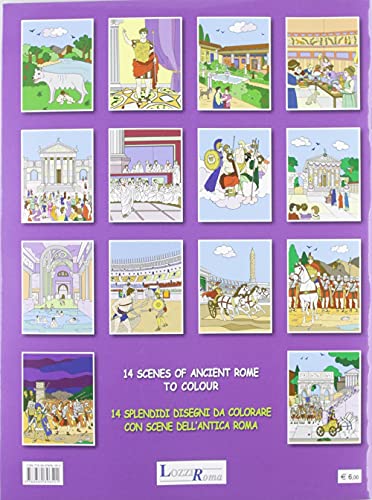 Stock image for Let's Colour Ancient Rome Coloring Book in English (English and Italian Edition) for sale by MusicMagpie