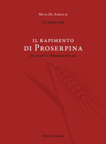 9788890450426: Il rapimento di Proserpina. Testo latino a fronte