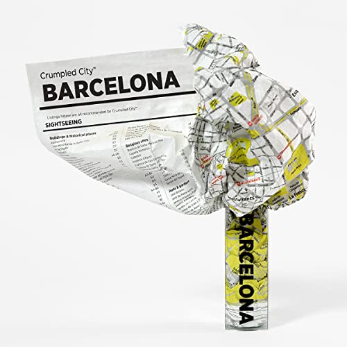 9788890573231: Crumpled City Map-Barcelona