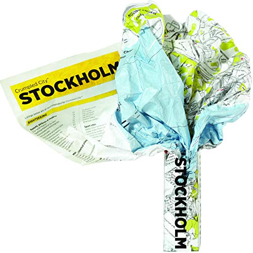 9788890573293: Crumpled City Map-Stockholm