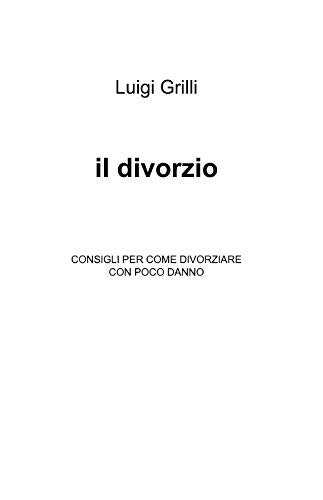 Stock image for il divorzio for sale by Revaluation Books